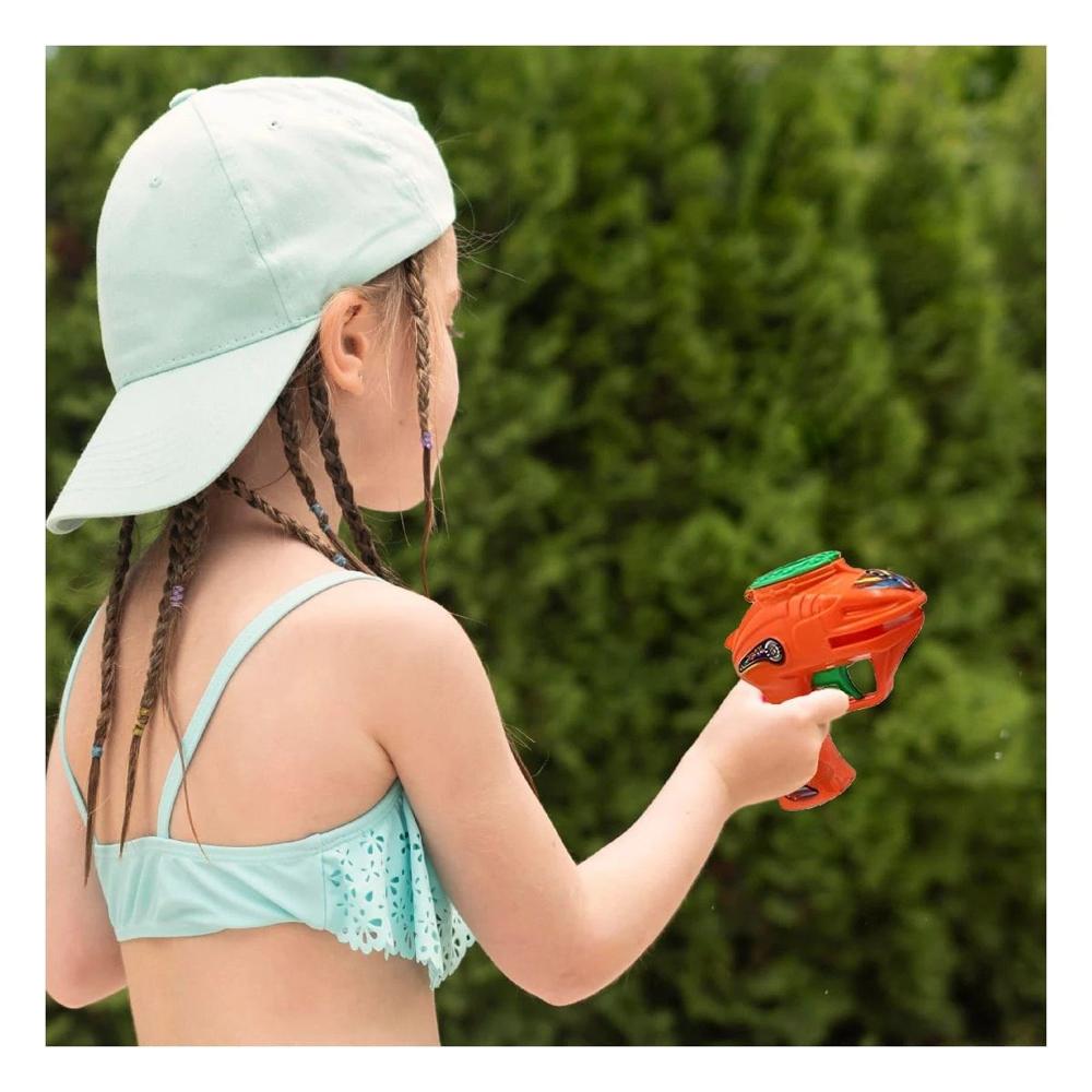 Recreacion Diaria Lanza Dardos en Blister Anaranjado Y+Ligas Regalo