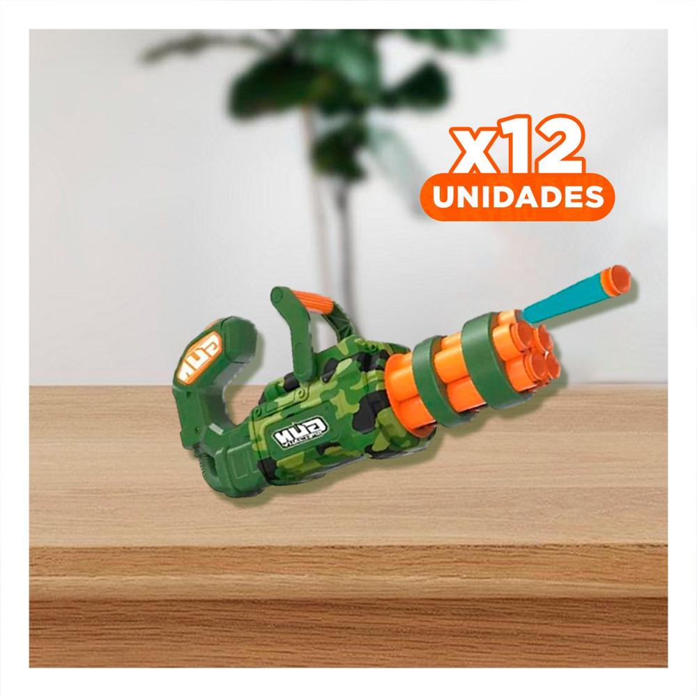 Pack12 Juego de Punteria Lanza Dardos Verde para Niños Seguro y Motivacion