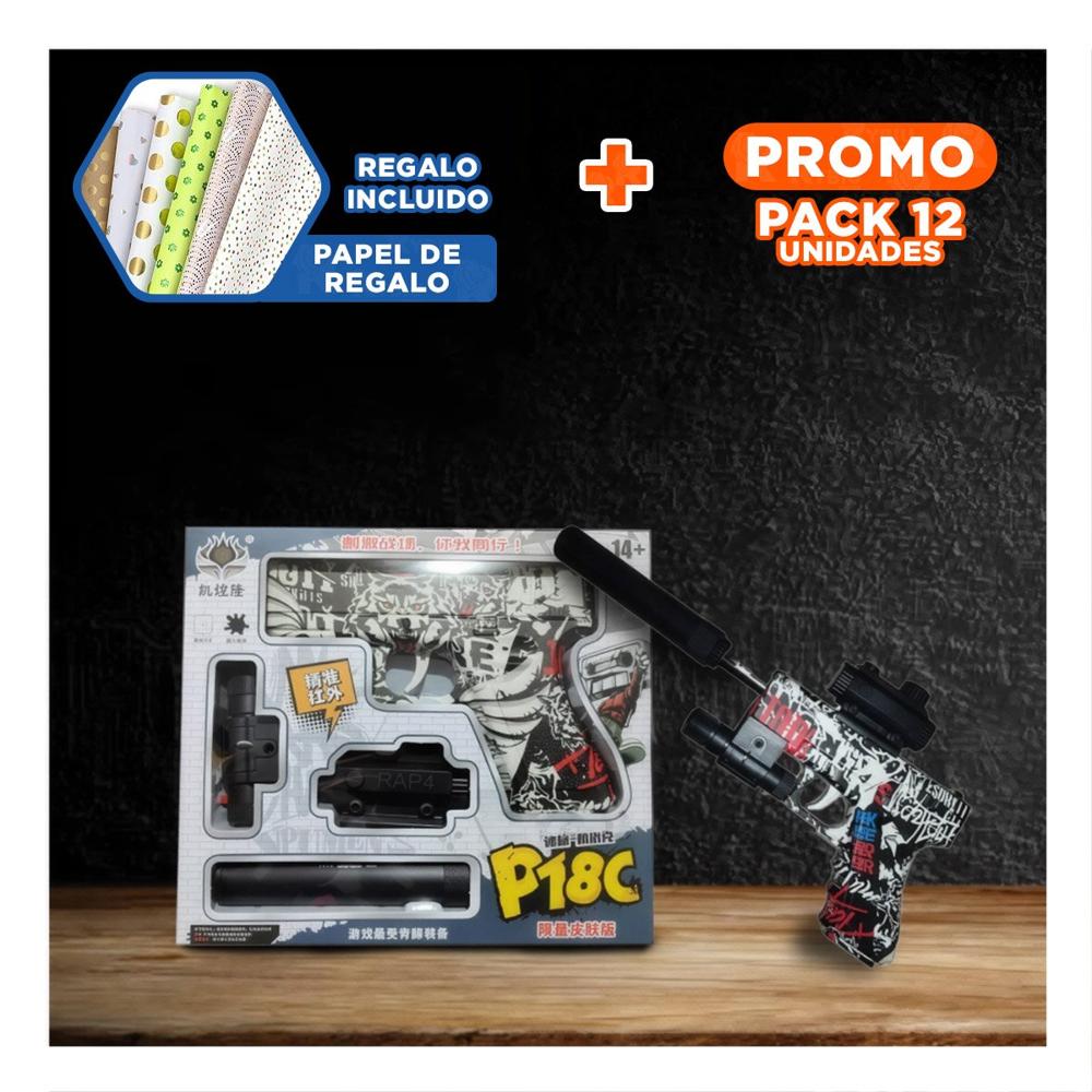 Pack12 Propulsor Hidrogel Silenciador Chica para Juego Seguro Y+Papel Regalo