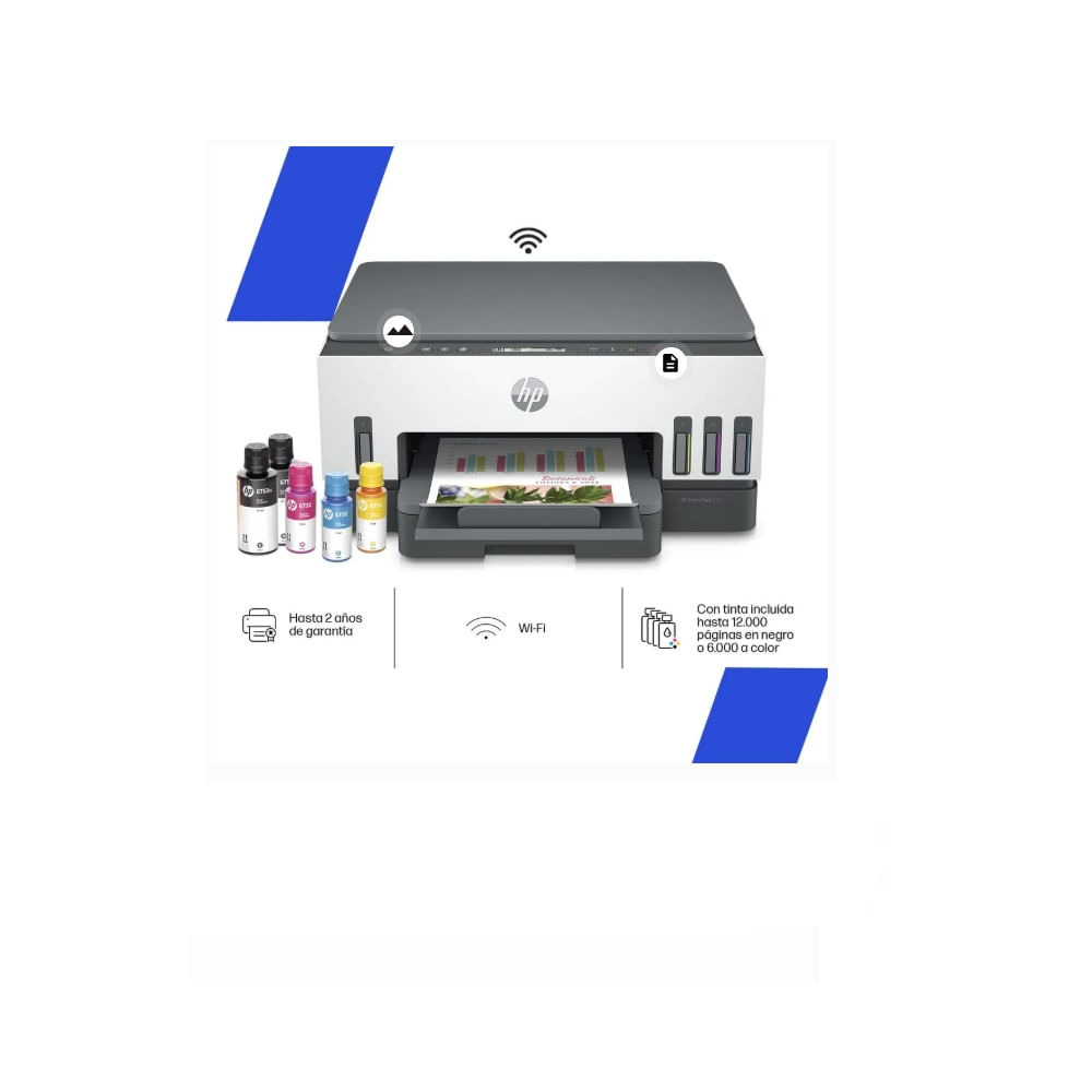 IMPRESORA MULTIFUNCIONAL HP SMART TANK 720 WIFI DUPLEX 6UU46A