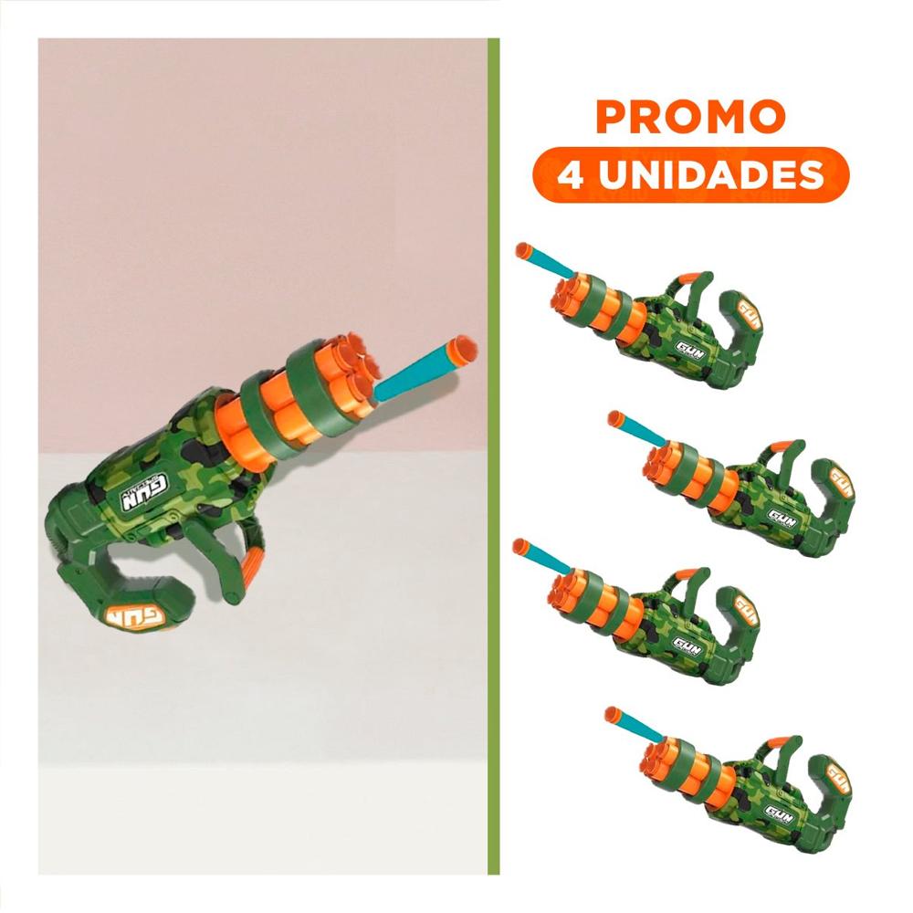 Pack4 Kit de Juego Lanza Dardos Verde para Niños Divertido y Motivacion Y+Regalo Sticker