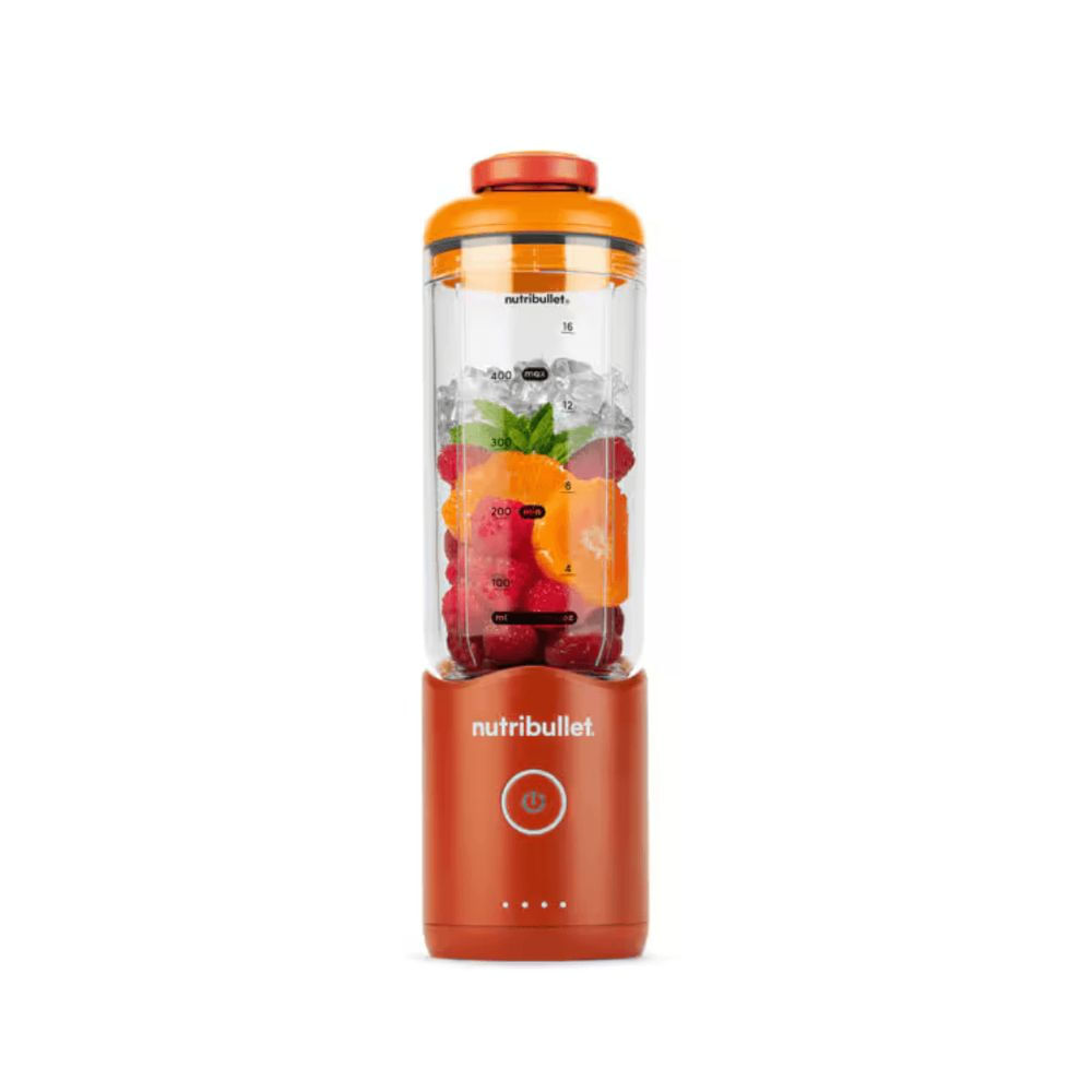 Licuadora Portatil Nutribullet Flex 650 ml Naranja