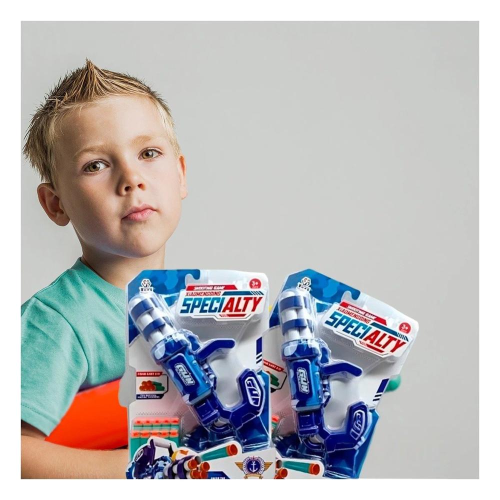 Juego de Punteria Lanza Dardos Azul para Niños Alegre y Colorido