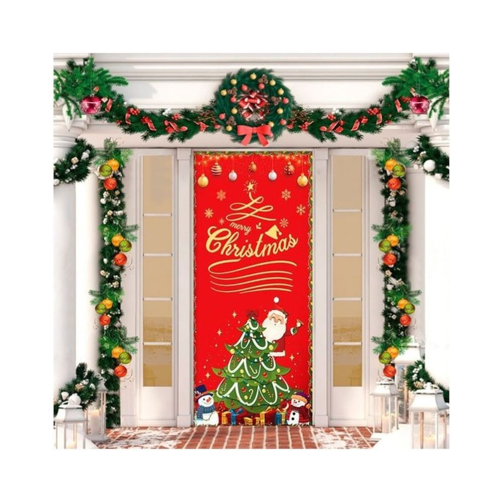 Funda Navideña Para Puerta 410878-3-20