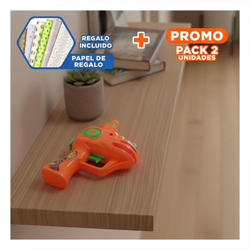 Pack2 Juego en Hogar Lanza Dardos en Blister Anaranjado Y+Papel Regalo