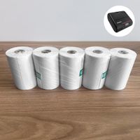 Pack 5 Rollos  270 Etiquetas Térmicas Adhesivas 70mm x 40mm Calidad PREMIUM