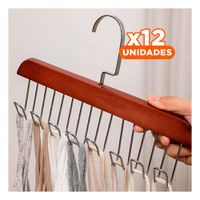 Pack12 Gancho Decorativo con Ocho Ganchos para Orden Visual en Ambientes Y+Papel Regalo
