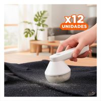 Pack12 Eliminador De Bolas Blanco Electrico Para Mantener Ropa Sin Pelusas