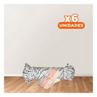 Pack6 Sujetadores Multicolor para Ropa con Tres Colores y Cuerda para Casa Y+Regalo Sticker