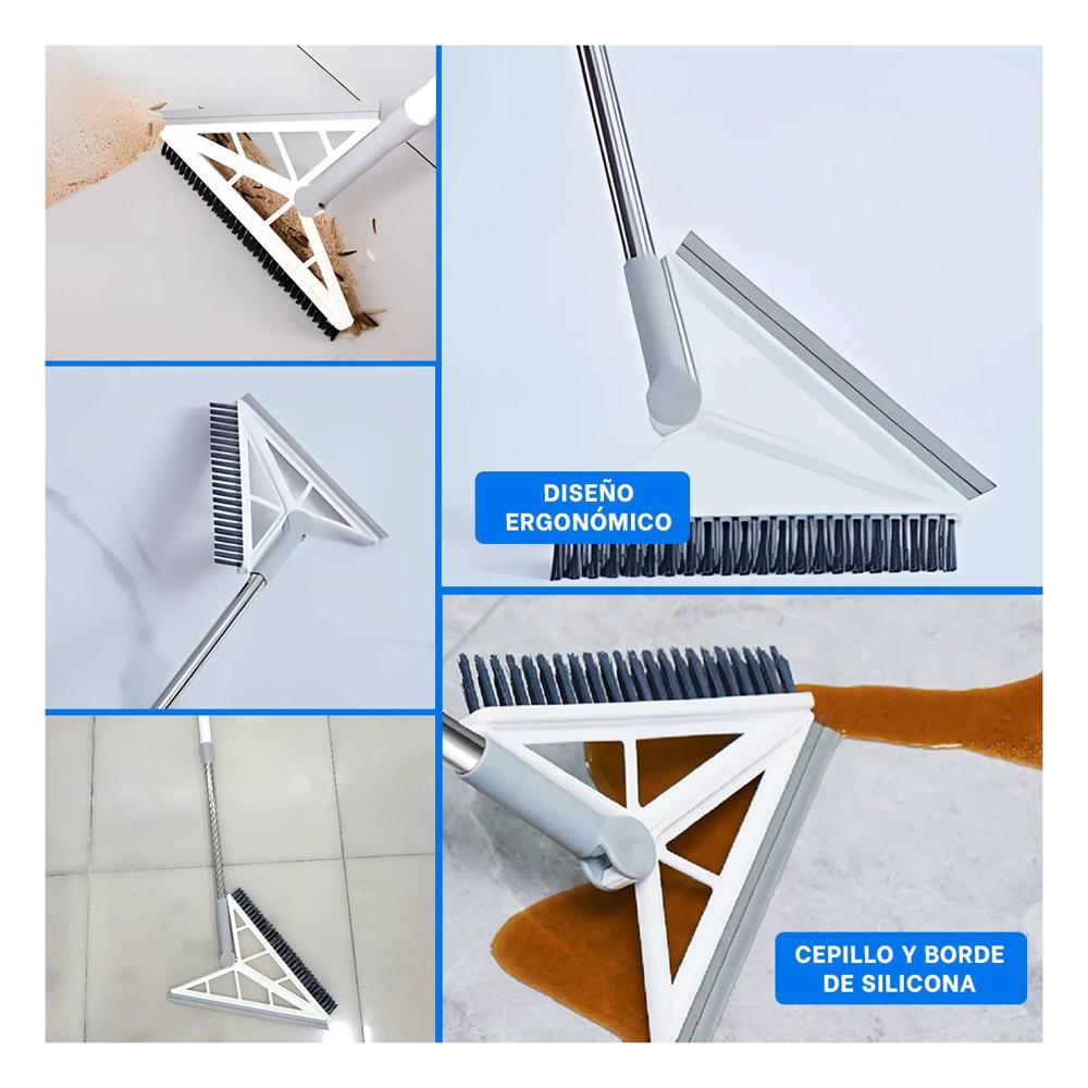 Trapeador Multiuso y Silicona 2 en 1 para Uso Diario Blanco