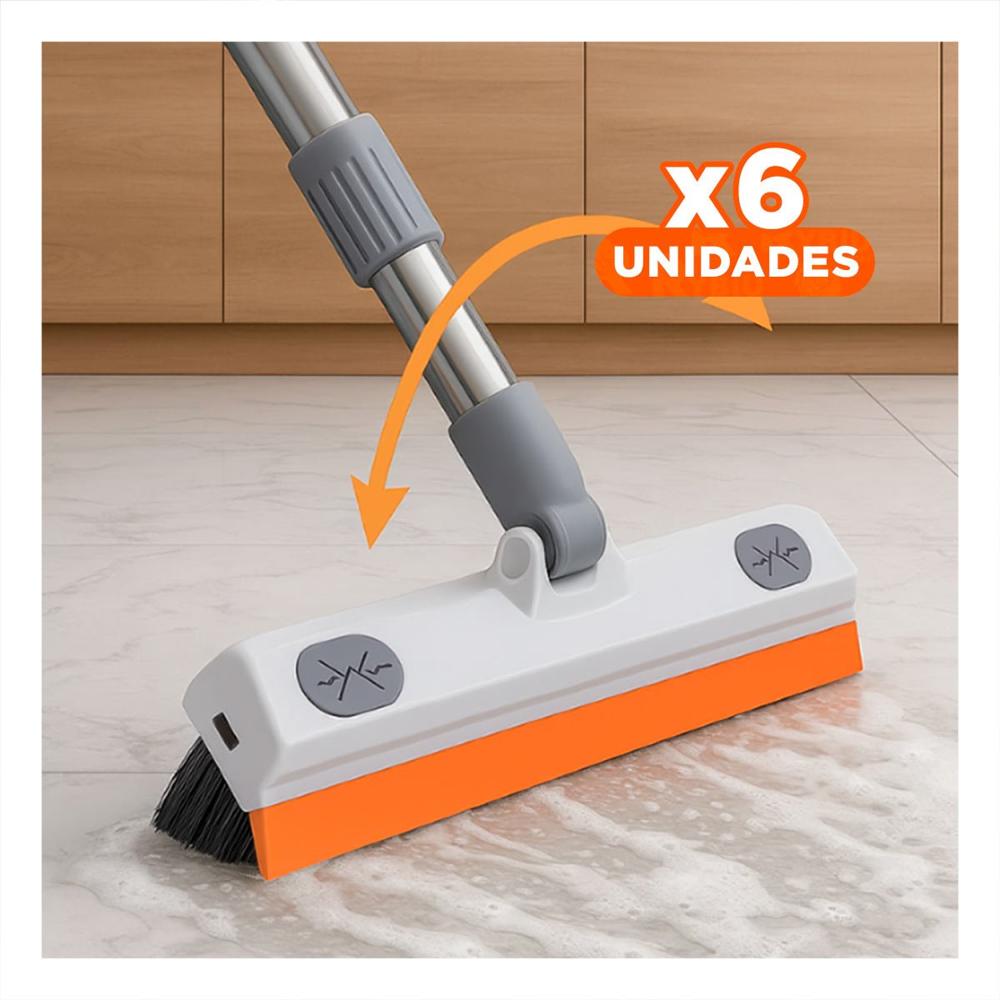 Pack6 Herramienta Domestica con Cepillo y Silicona 3 en 1 para Uso en Casa Y+Regalo Sticker