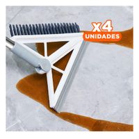 Pack4 Barredora Versatil y Silicona 2 en 1 para Cocina, Sala y Dormitorio Blanco Y+Papel Regalo