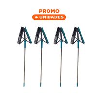 Pack4 Barredora Multiuso y Silicona 2 en 1 para Uso Diario Verde Y+Regalo Sticker