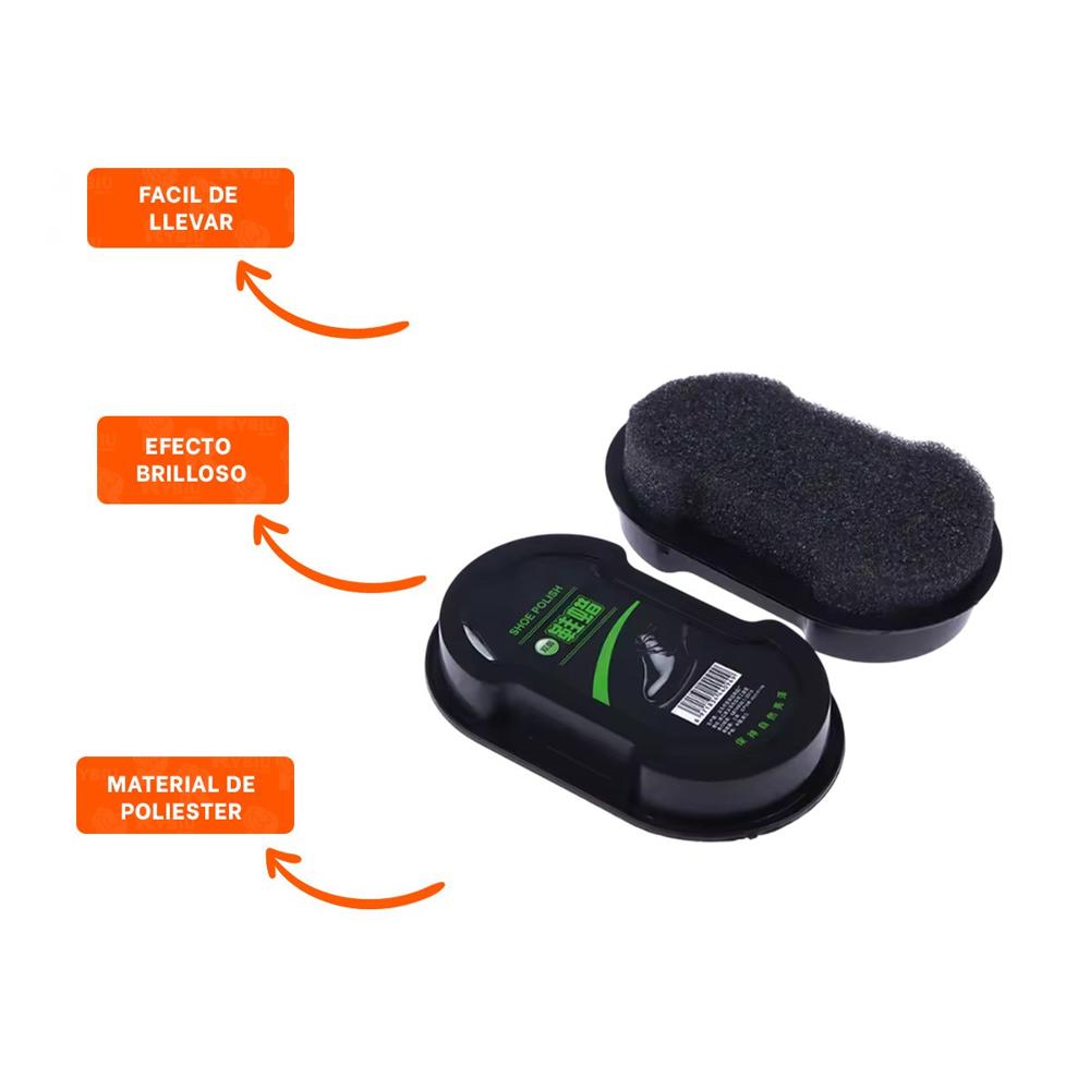 Crema de Brillo Negro 6,5x10,5cm Proteccion y Brillo Duradero Y+Ligas Regalo