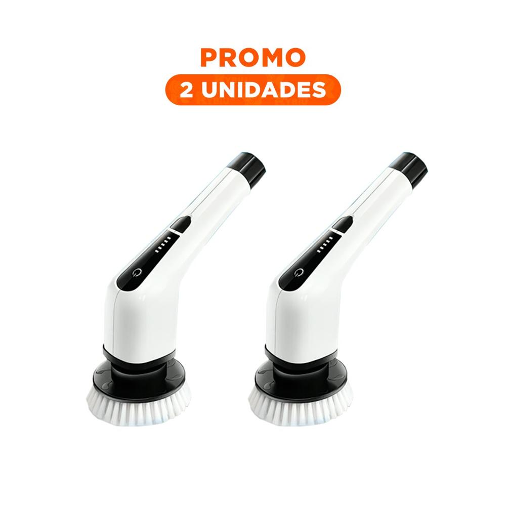 Pack2 Solucion de Limpieza Electrico Blanco 7 en 1 para Hogar Practico