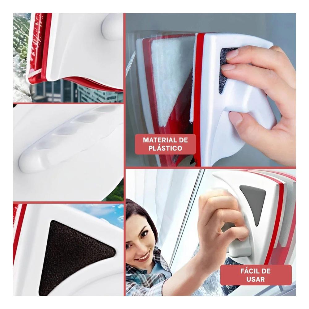 Kit para Ventanas Magnetico Rojo Triangular Seguro y Durable