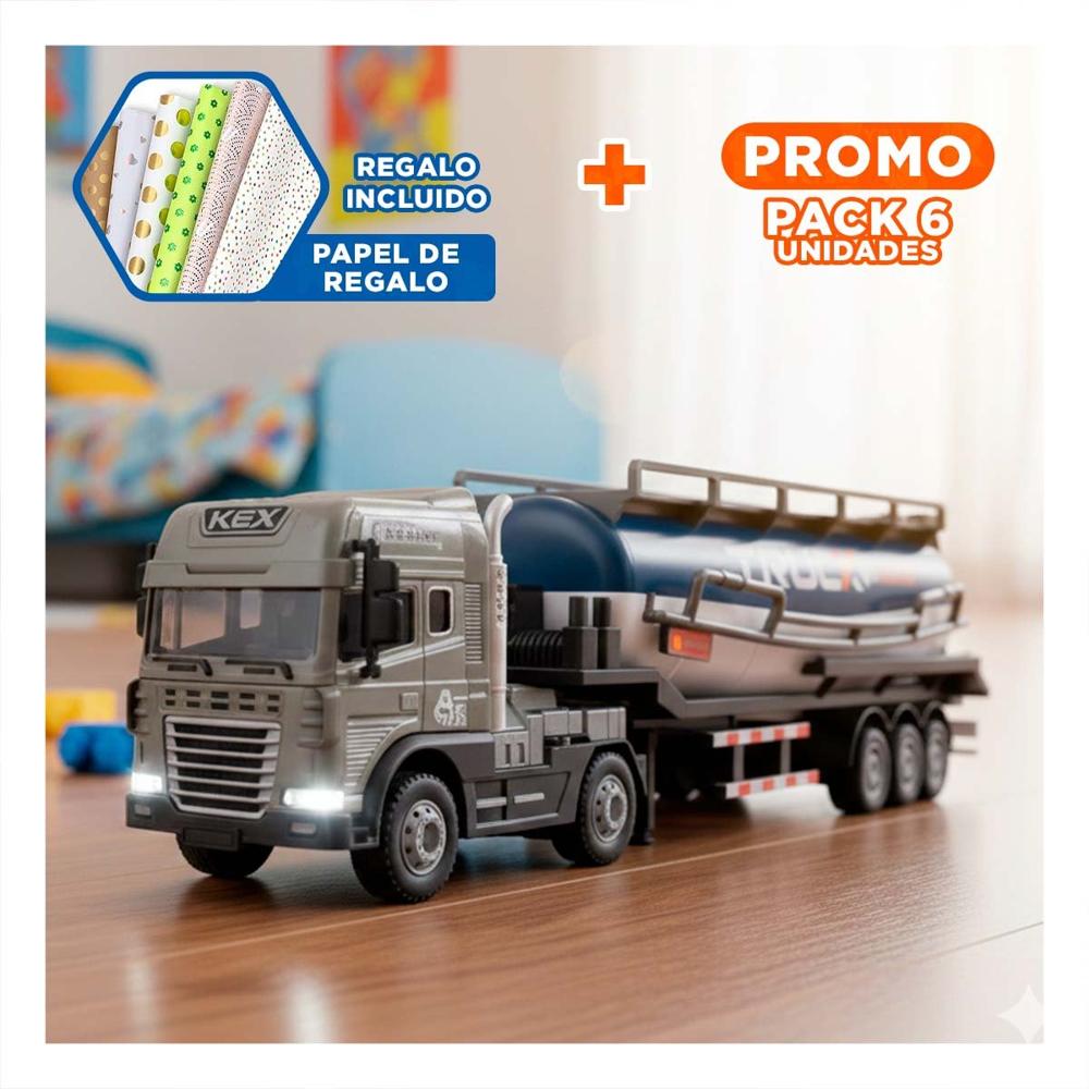 Pack6 Unidad Ovalada con Luces y Sonido para Diversion en Casa Y+Papel Regalo
