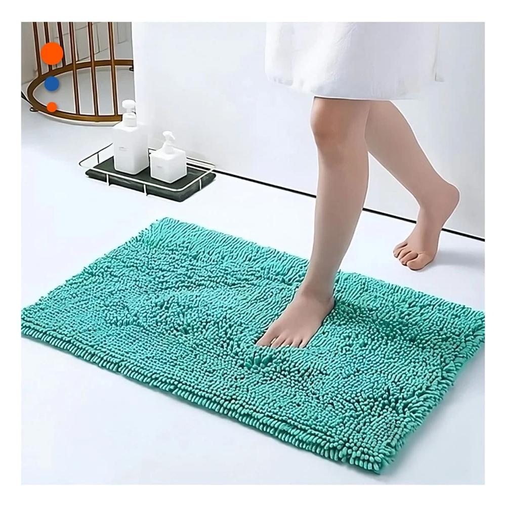 Cobertor Rectangular Microfibra 40x60cm Verde Agua Para Casa Uso Diario Interior