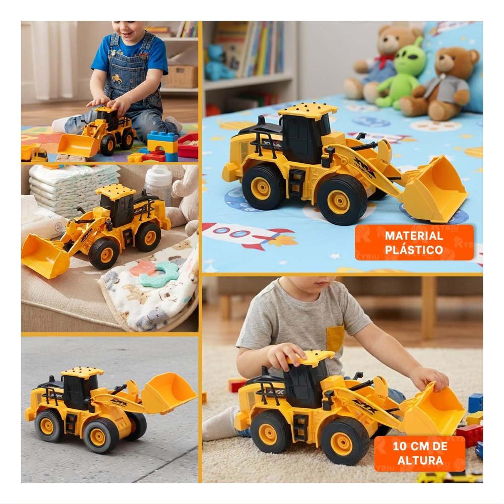 Unidad Infantil a Control Remoto Excavadora Brazo Delantero Inferior Amarillo Y+Post It