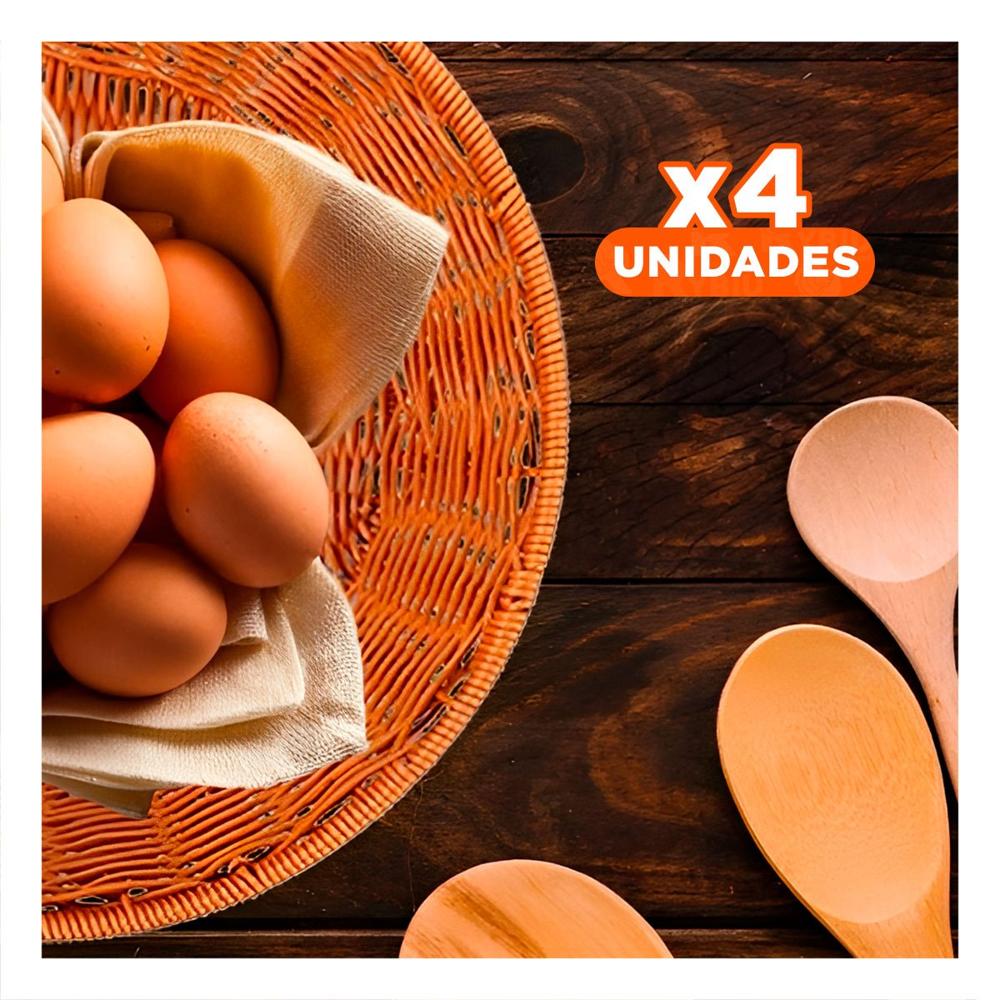 Pack4 Acabado circular de plastico tejido para organizacion hogar