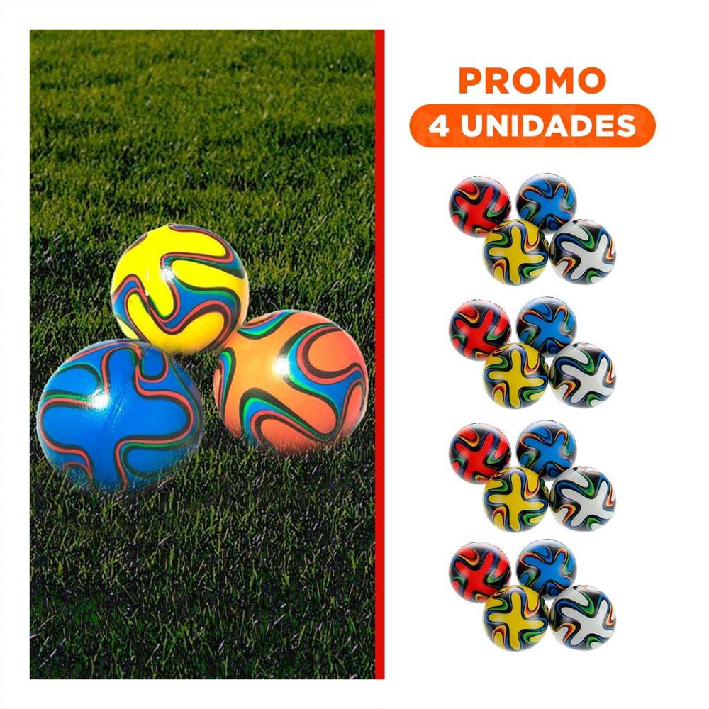 Pack4 Version de Pelotas Antiestres Set12 Rayas Curvas Colores Relajacion Y+Regalo Sticker