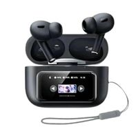 Audífonos Inalámbricos Remax Cozypods W30N Bluetooth 5.4 ANC ENC Pantalla Táctil negro