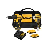 Taladro Percutor Atornillador 20V  2Bat DEWALT DCK223D2-B2