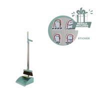 Opcion con Recogedor Verde para Limpieza del Hogar sin Esfuerzo Y+Regalo Sticker