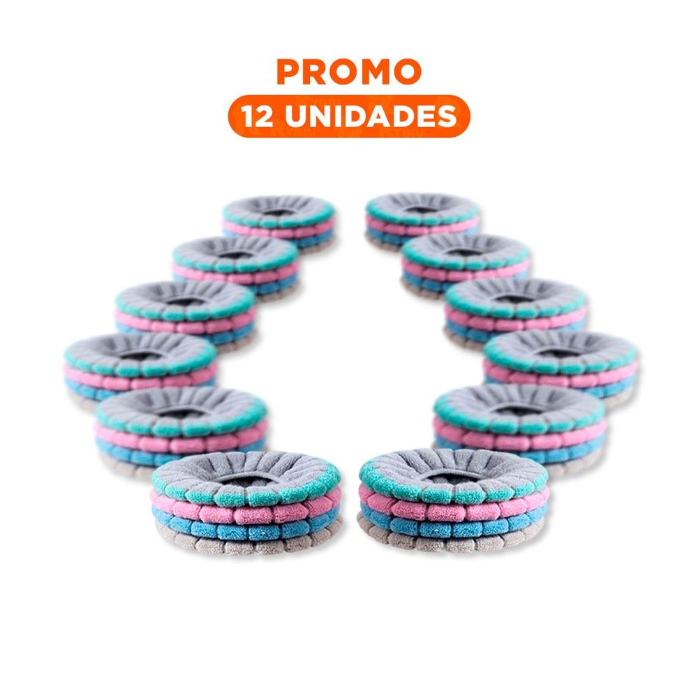 Pack12 Base de Tela para Inodoro con Acabado Afelpado y Tacto Agradable Extra Y+Regalo Sticker Pack12 Base de Tela para Inodoro con Acabado Afelpado y Tacto Agradable Extra Y+Regalo Sticker