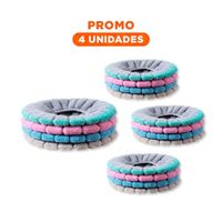 Pack4 Asiento Textil para Inodoro Afelpado Suave y Calido en Frio Hogar Y+Regalo Sticker