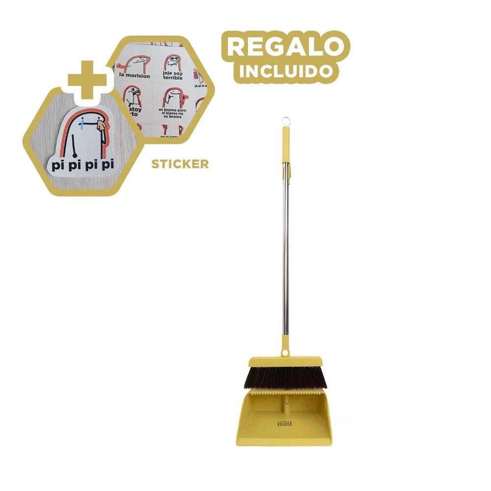 Articulo de Limpieza con Escoba y Recogedor Multi Uso para Cocina Y+Regalo Sticker Articulo de Limpieza con Escoba y Recogedor Multi Uso para Cocina Y+Regalo Sticker