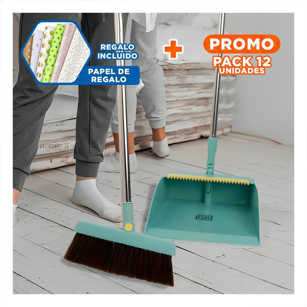 Pack12 Articulo domestico con Recogedor Verde para Limpieza del Hogar Y+Papel Regalo Pack12 Articulo domestico con Recogedor Verde para Limpieza del Hogar Y+Papel Regalo