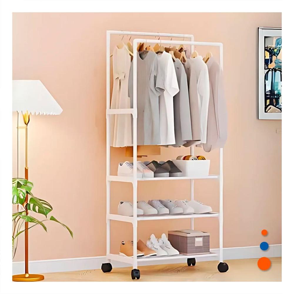 Organizador 3 Niveles con Perchera Doble Blanco Practico para Entrada Y+Post It Organizador 3 Niveles con Perchera Doble Blanco Practico para Entrada Y+Post It