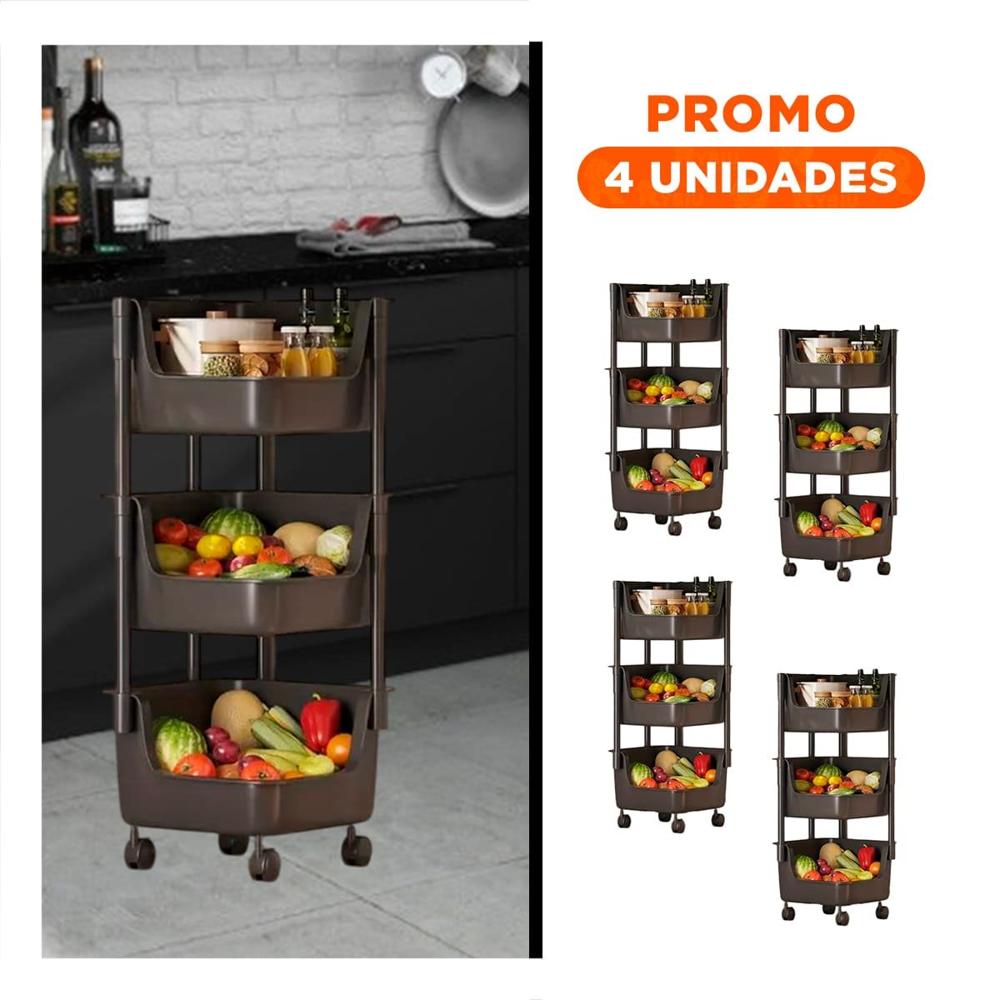 Pack4 Estanteria Angular De 4 Niveles con Ruedas Blanco Diseno Compacto Y+Regalo Sticker Pack4 Estanteria Angular De 4 Niveles con Ruedas Blanco Diseno Compacto Y+Regalo Sticker
