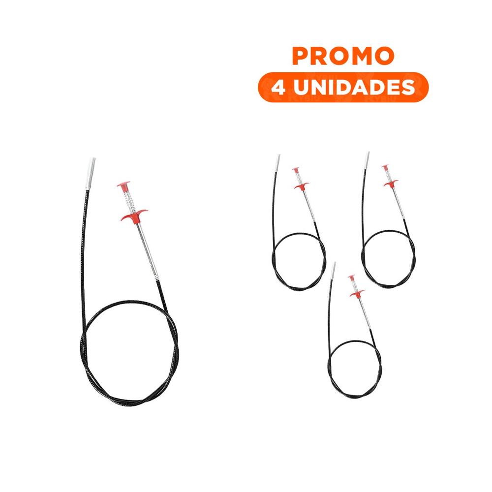 Pack4 Utensilio Desatorador Resistente para Uso Diario Negro Plus Y+Regalo Sticker