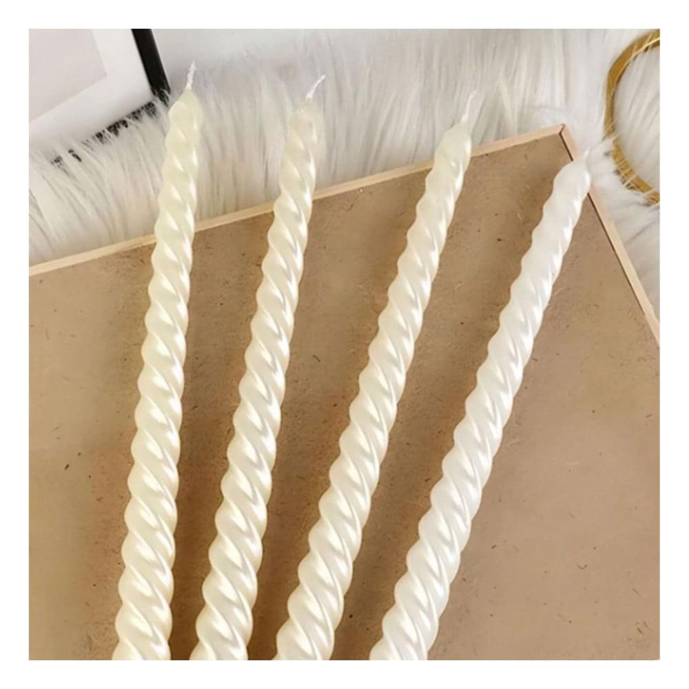 Candelas de Cera Largas con Ondas para Ambientes Calidos en Casa y Eventos Y+Papel Regalo Candelas de Cera Largas con Ondas para Ambientes Calidos en Casa y Eventos Y+Papel Regalo