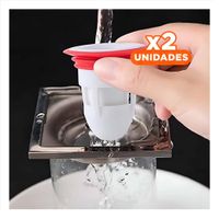 Pack2 Nucleo de Drenaje para Zona Humeda con Proteccion Anti Insectos Blanco Y+Papel Regalo