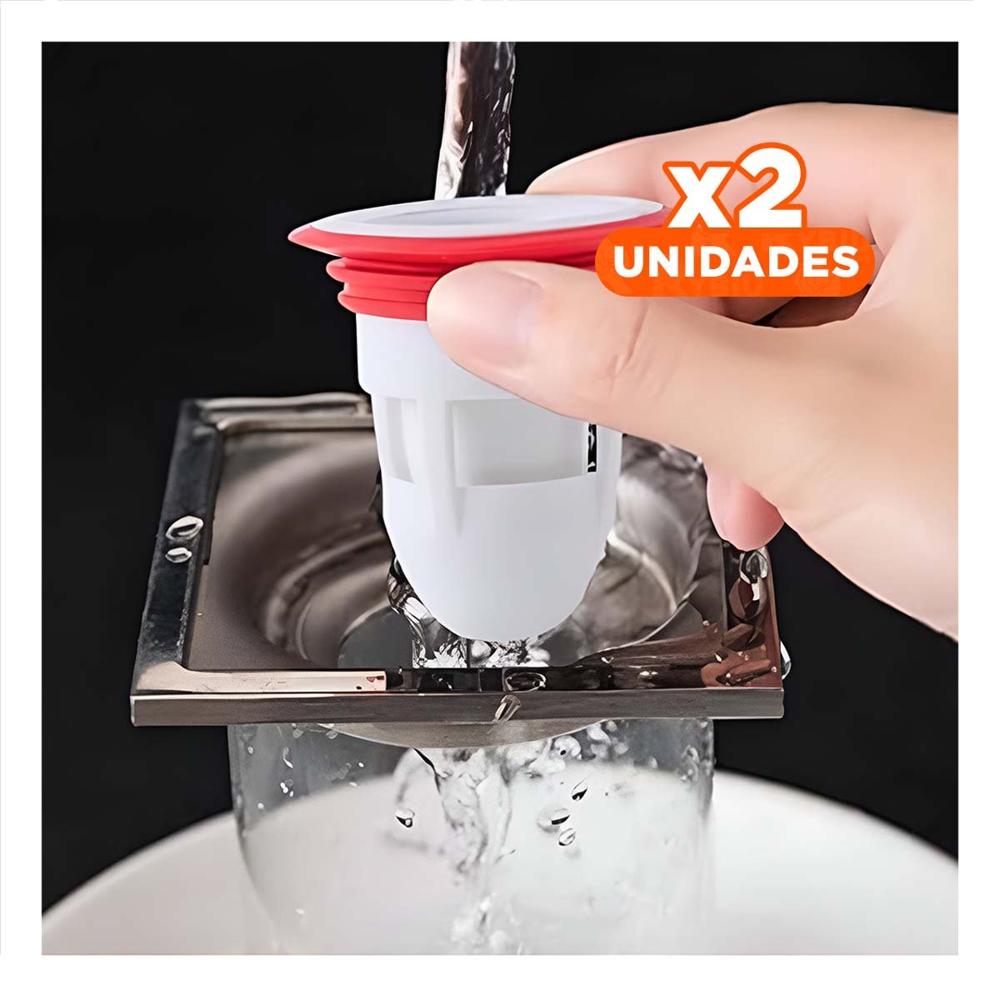 Pack2 Nucleo de Drenaje para Zona Humeda con Proteccion Anti Insectos Blanco Y+Papel Regalo