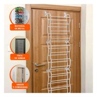 Organizador Practico de Puerta para 36 Pares Calzado Blanco Orden Interior Y+Post It