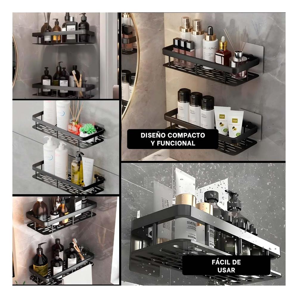 Modulo Flotante Negro 30x13cm para Decoracion Sencilla en Ambientes de Casa