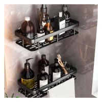 Estructura Flotante Negro 30x13cm para Organizar Objetos en Hogar Y+Papel Regalo