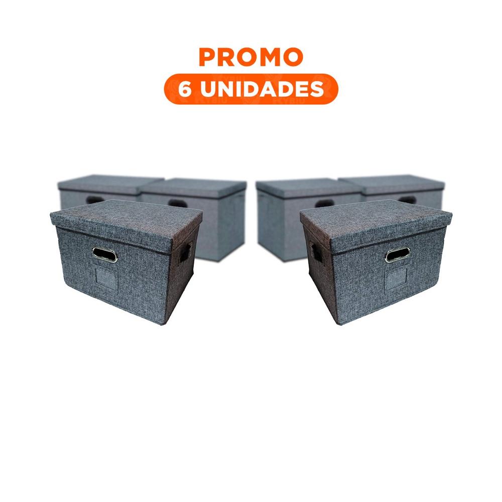 Pack6 Sistema 3 Niveles con Perchera Doble Blanco Ahorro de Espacio Hogar