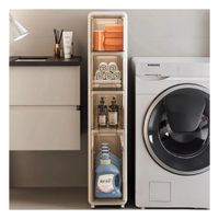 Gabinete Organizador Blanco con Estructura de 4 Niveles Y+Regalo Sticker
