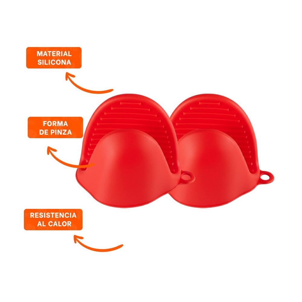 Accesorios de Silicona Rojo para Cocina y Hogar 7,3x9,5cm Y+Ligas Regalo Accesorios de Silicona Rojo para Cocina y Hogar 7,3x9,5cm Y+Ligas Regalo