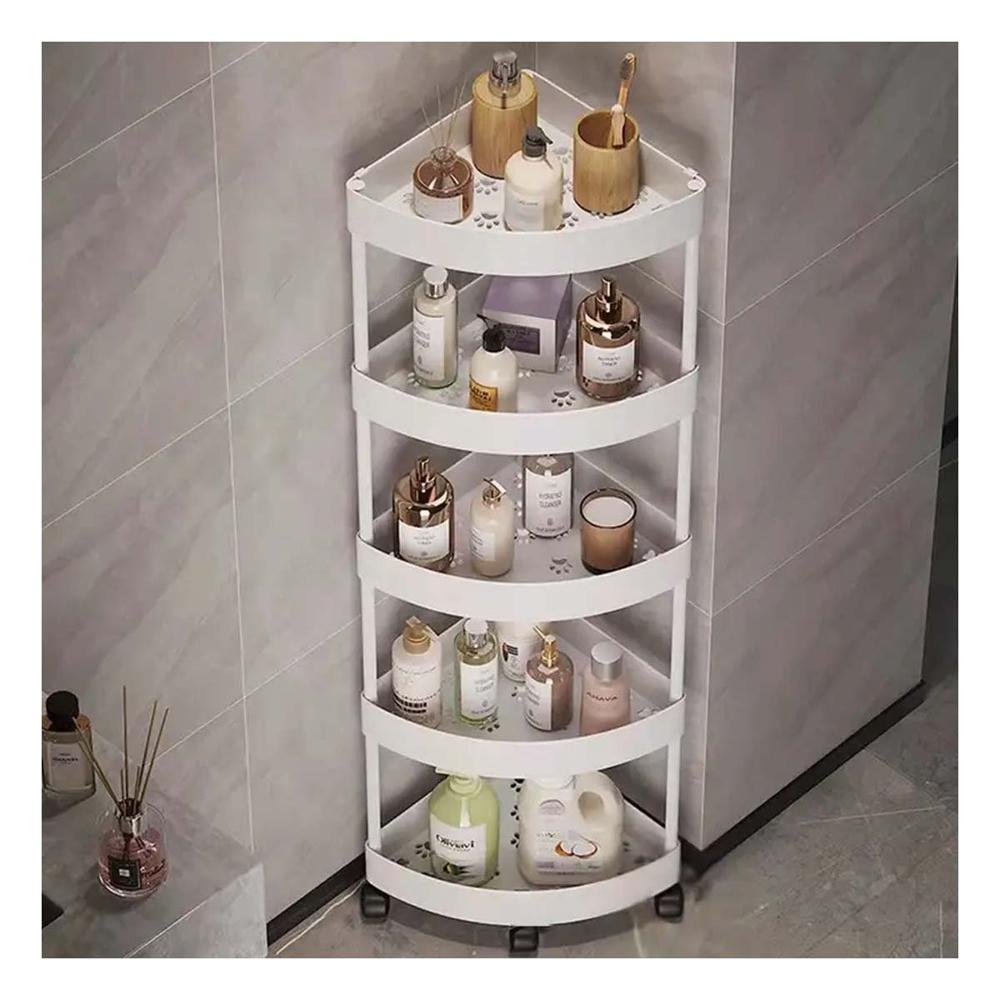 Rinconero Practico 5 Niveles Con Ruedas Blanco Resistente y Ligero Para Casa Y+Regalo Sticker Rinconero Practico 5 Niveles Con Ruedas Blanco Resistente y Ligero Para Casa Y+Regalo Sticker