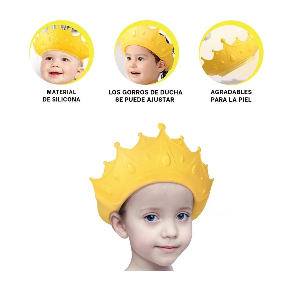 de Aseo Infantil Ajustable Tipo Gorro Amarillo Y+Ligas Regalo de Aseo Infantil Ajustable Tipo Gorro Amarillo Y+Ligas Regalo