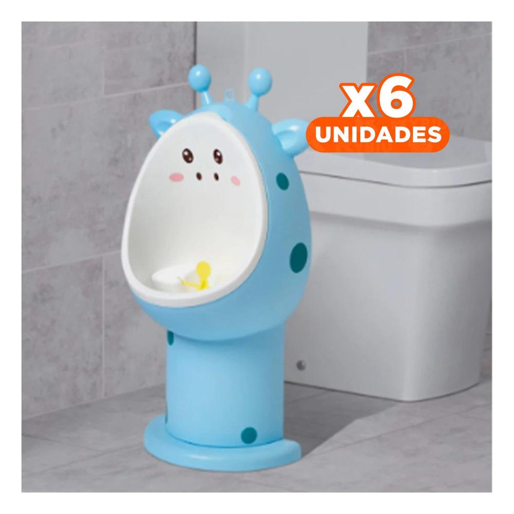 Pack6 Asiento de Firaja Infantil con Apoyo y Forma Ergonomica Celeste Y+Papel Regalo