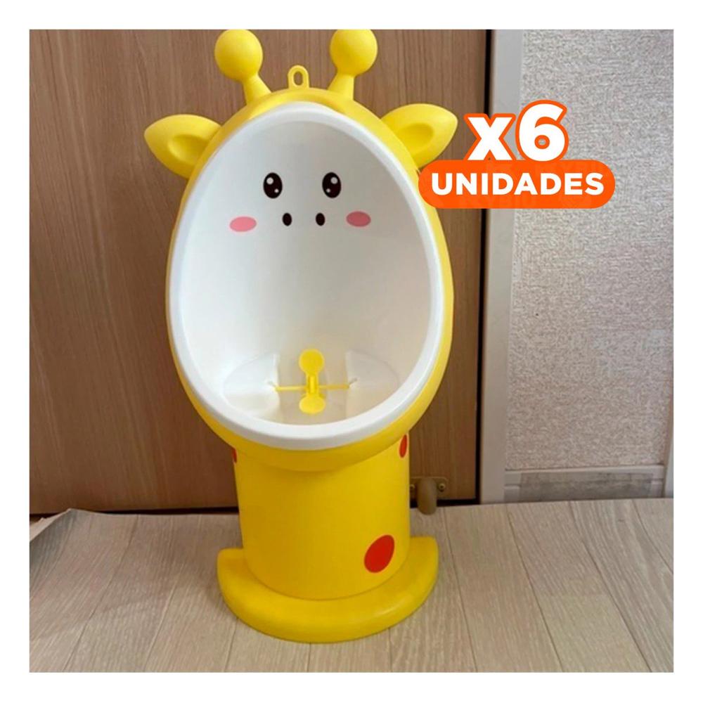 Pack6 Asiento de Firaja Infantil con Apoyo y Forma Ergonomica Amarillo Y+Papel Regalo