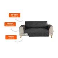 Cubierta Protectora de Superficie para Sofa Negro con Medida 130x195cm Y Ligas Regalo