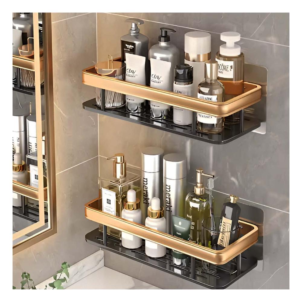 Elemento Flotante Dorado y negro 30x13cm para Organizar Objetos Decorativos Y+Papel Regalo